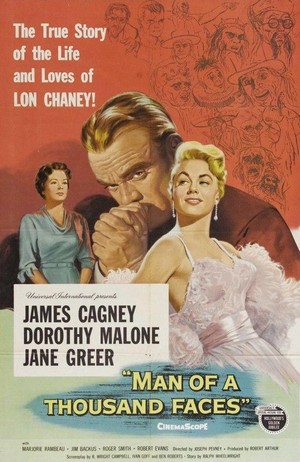 Man of a Thousand Faces (1957) - poster