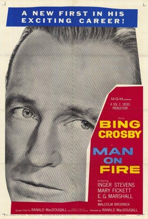 Man on Fire (1957) - poster
