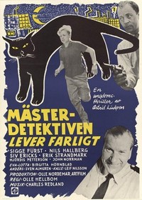 Mästerdetektiven Lever Farligt (1957) - poster