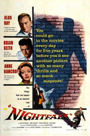 Nightfall (1957) - poster