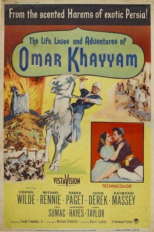 Omar Khayyam (1957) - poster
