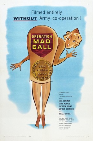 Operation Mad Ball (1957) - poster