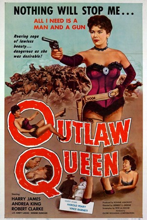 Outlaw Queen (1957) - poster