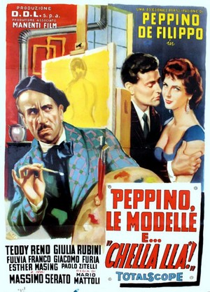 Peppino, le Modelle e Chella Là (1957) - poster