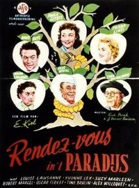Rendez-vous in het Paradijs (1957) - poster