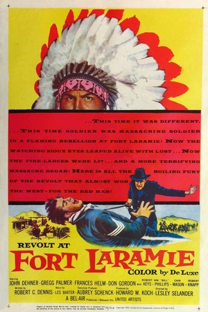 Revolt at Fort Laramie (1957) - poster