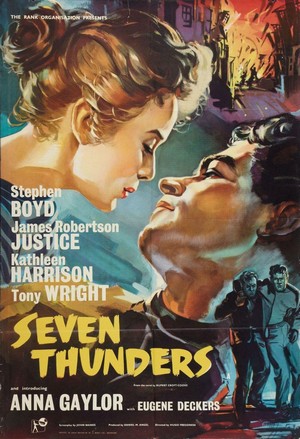 Seven Thunders (1957) - poster