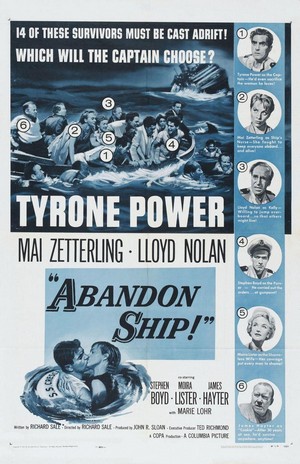 Seven Waves Away (1957) - poster