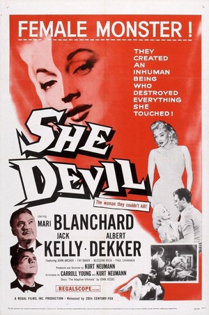 She Devil (1957) - poster