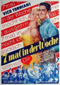 Siebenmal in der Woche (1957) - poster