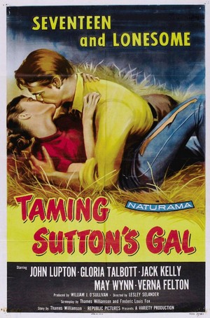 Taming Sutton's Gal (1957) - poster