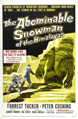 The Abominable Snowman (1957) - poster