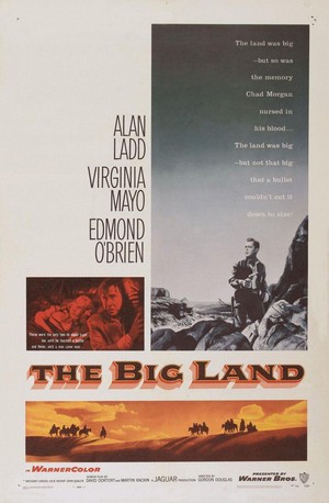 The Big Land (1957) - poster
