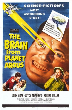 The Brain from Planet Arous (1957) - poster