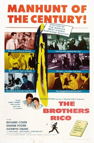 The Brothers Rico (1957) - poster