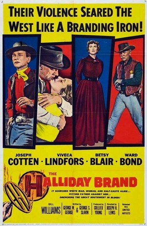 The Halliday Brand (1957) - poster