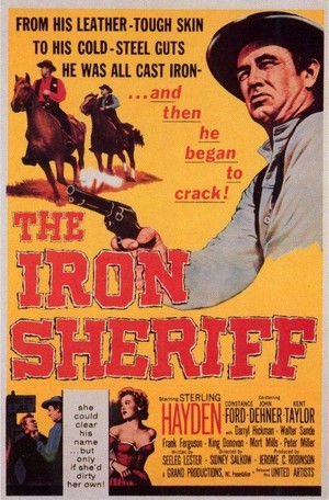 The Iron Sheriff (1957) - poster