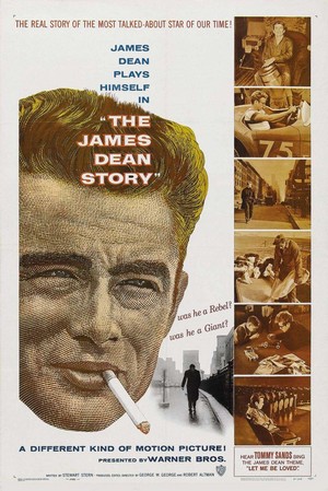 The James Dean Story (1957) - poster