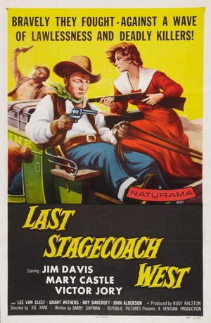 The Last Stagecoach West (1957) - poster