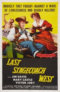 The Last Stagecoach West (1957) - poster