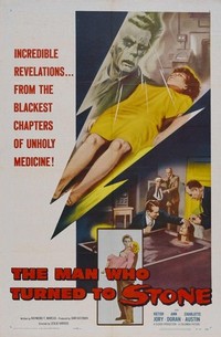 The Man Who Turned to Stone (1957) - poster