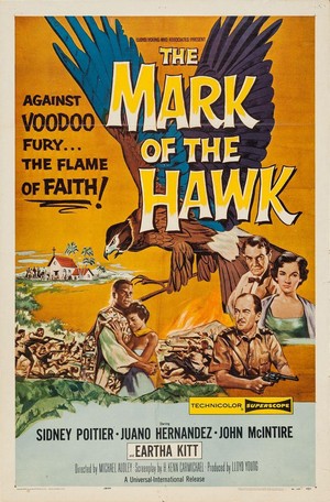 The Mark of the Hawk (1957) - poster