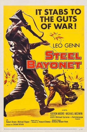 The Steel Bayonet (1957) - poster