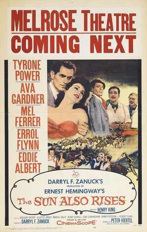 The Sun Also Rises (1957) - poster