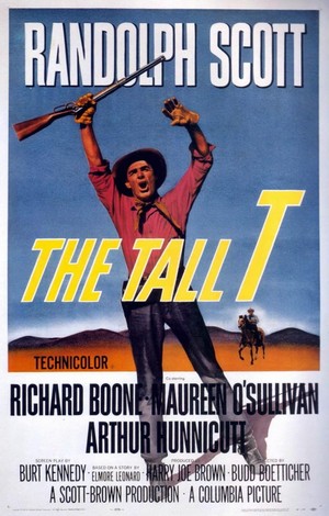 The Tall T (1957) - poster
