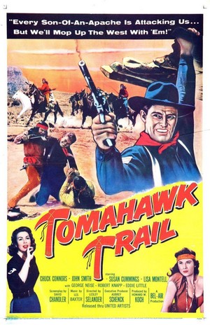 Tomahawk Trail (1957) - poster