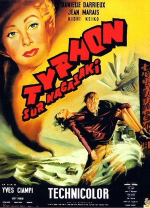 Typhon sur Nagasaki (1957) - poster