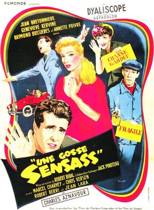 Une Gosse Sensass' (1957) - poster