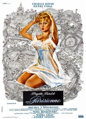 Une Parisienne (1957) - poster