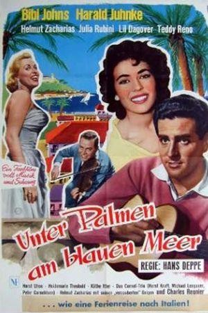 Unter Palmen am Blauen Meer (1957) - poster