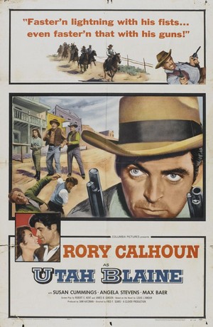 Utah Blaine (1957) - poster
