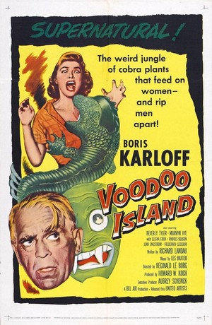 Voodoo Island (1957) - poster