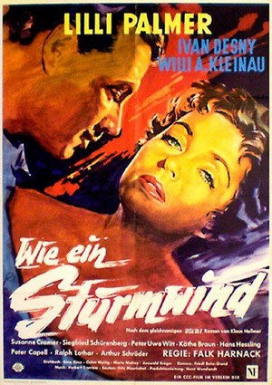Wie ein Sturmwind (1957) - poster