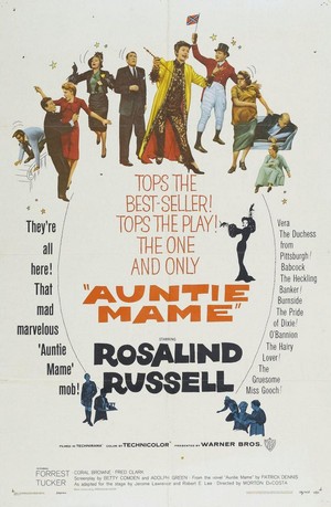 Auntie Mame (1958) - poster