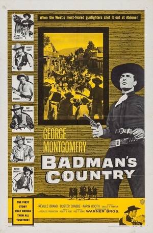 Badman's Country (1958) - poster