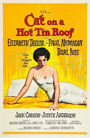 Cat on a Hot Tin Roof (1958) - poster