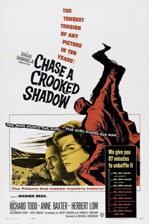 Chase a Crooked Shadow (1958) - poster