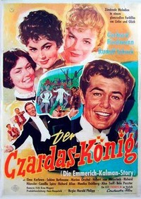 Der Czardas-König (1958) - poster