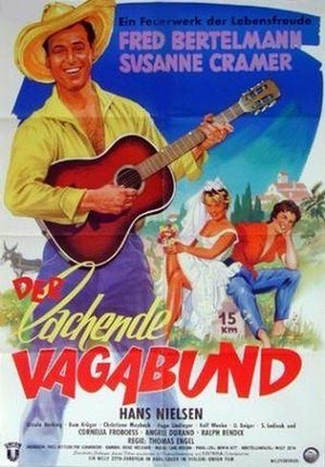 Der Lachende Vagabund (1958) - poster