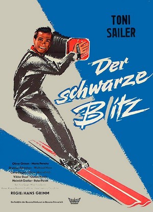 Der Schwarze Blitz (1958) - poster
