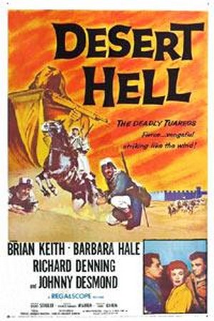 Desert Hell (1958) - poster
