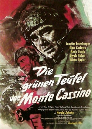 Die Grünen Teufel von Monte Cassino (1958) - poster