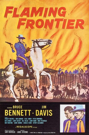 Flaming Frontier (1958) - poster