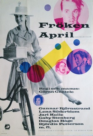 Fröken April (1958) - poster