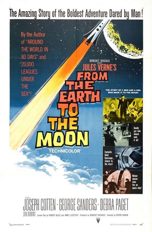 From the Earth to the Moon (1958) - poster