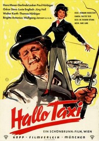 Hallo Taxi (1958) - poster